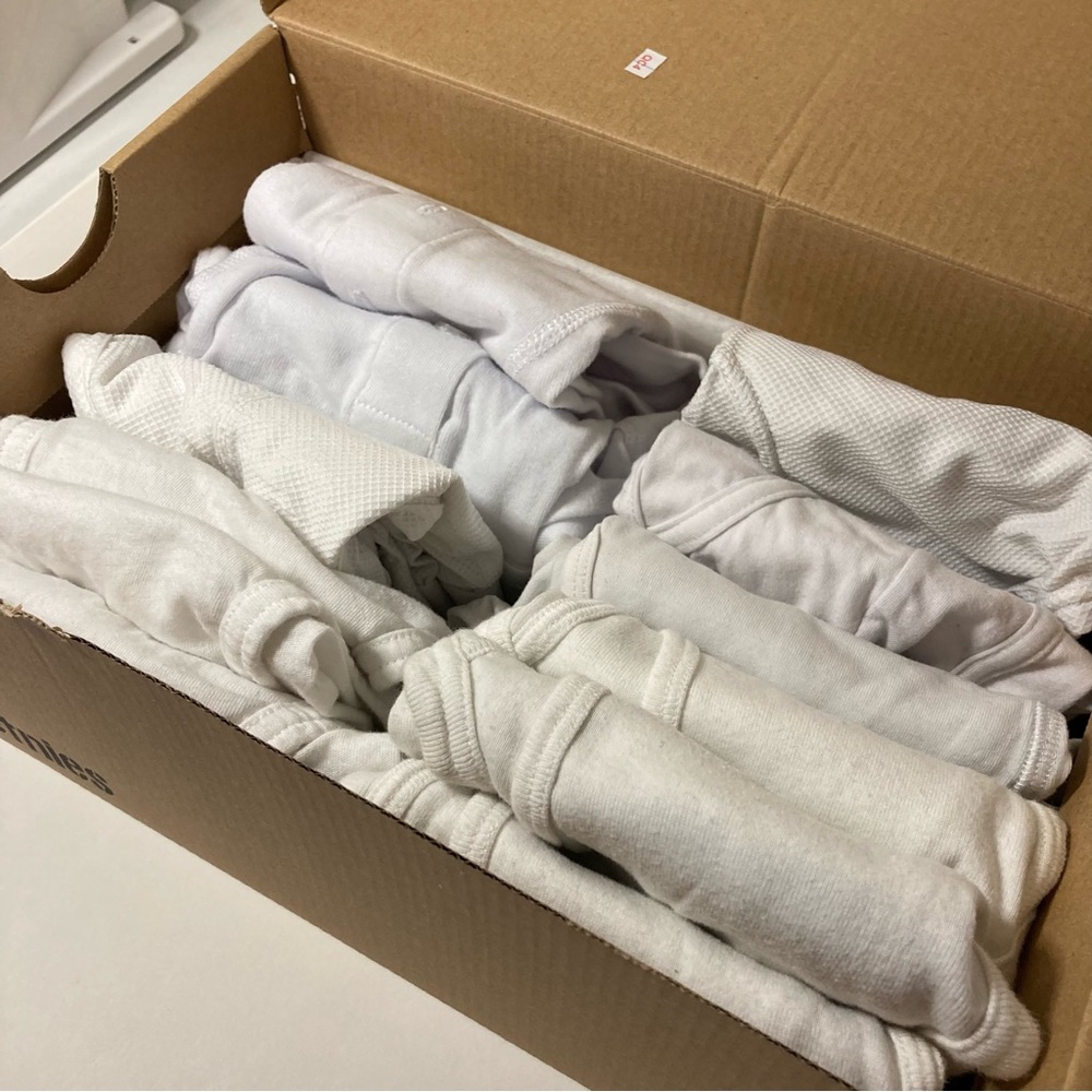 12 White undies bundle! M